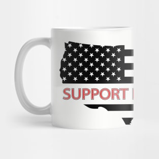 Support Nurses flag Mug